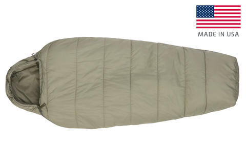 Kelty VariCom Gamma USA  sleeping bag, shown fully zipped